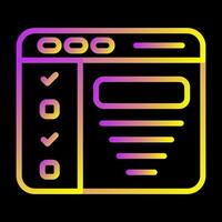Design Brief Vector Icon