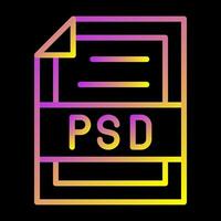 psd archivo vector icono