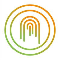 Fingerprint Vector Icon
