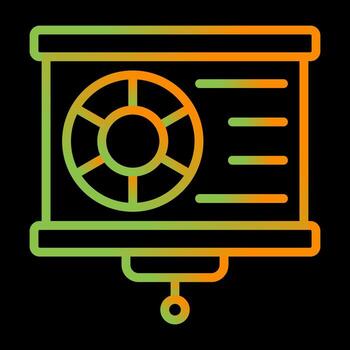 Data Visualization Vector Icon