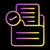 Document Approval Vector Icon