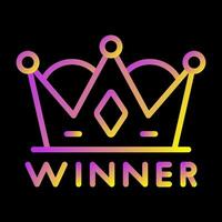 Winner Vector Icon