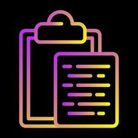 Document Paste Vector Icon