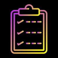 Task list with checkmarks Vector Icon