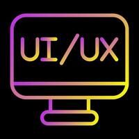 ux ui vector icono