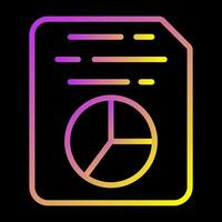 Document Insert Diagram Vector Icon