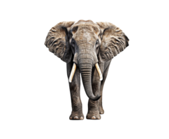 Elephant isolated on transparent background, created with generative AI png