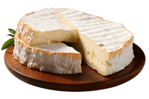 piezas de blanco molde suave queso, creado con generativo ai png