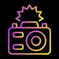 Camera Flash Vector Icon