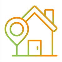 Home Location Vector Icon