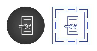 Door Security Lock Vector Icon