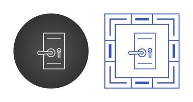 Door Security Lock Vector Icon