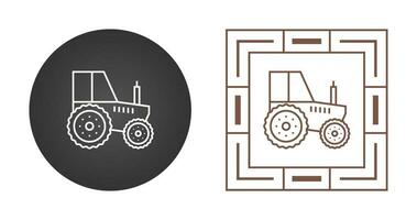 icono de vector de tractor