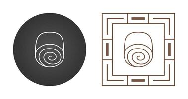 Swiss roll Vector Icon