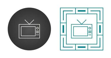 icono de vector de television