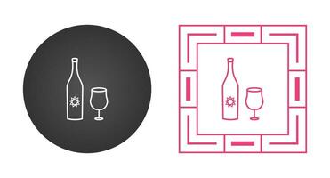 Goblet and Wine Vector Icon