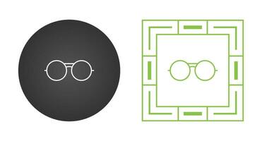 Vintage Glasses Vector Icon