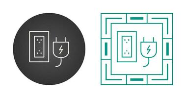 Plug and Socket Vector Icon
