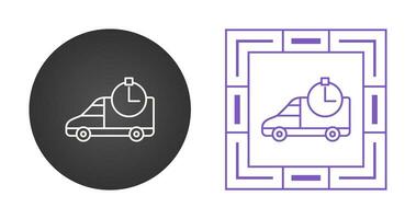Time Based Delivery Vector Icon