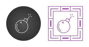 Exploding Cannon Ball Vector Icon