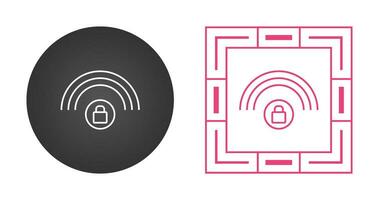 Protected Wifi Vector Icon
