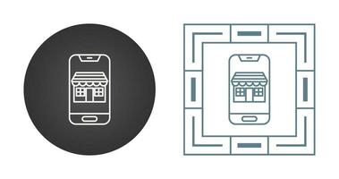 Mobile Store Vector Icon