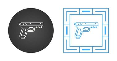 icono de vector de pistola