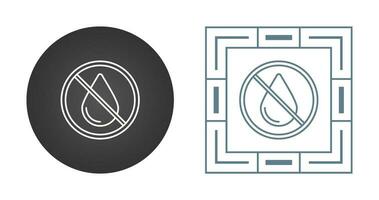 No Water Vector Icon