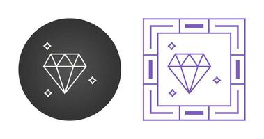 icono de vector de diamante