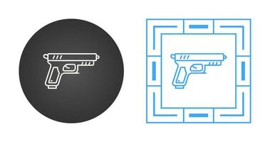 icono de vector de pistola