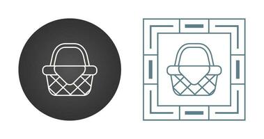 Picnic Basket Vector Icon