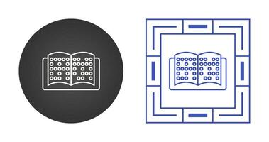 icono de vector braille