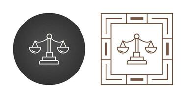 Justice Scale Vector Icon