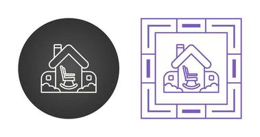 Retirement Home Vector Icon