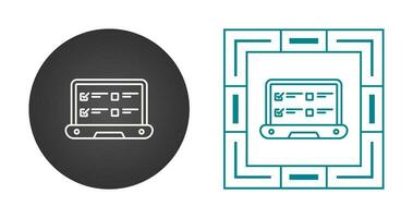 Online Exam Vector Icon