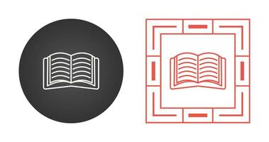 Open Book Vector Icon