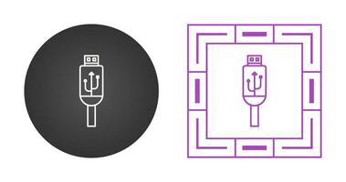 Usb Cable Vector Icon