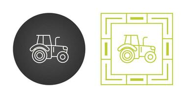 icono de vector de tractor