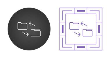 File Transfer Vector Icon