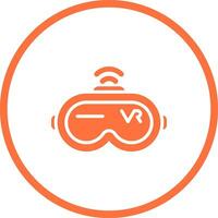 Virtual Reality Headset Vector Icon