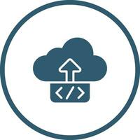 Cloud Deployment Vector Icon