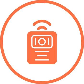 inalámbrico intercomunicador vector icono