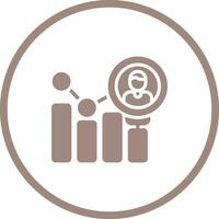 Customer Analytics Vector Icon