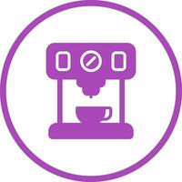 Coffee Maker with Wi-Fi Vector Icon