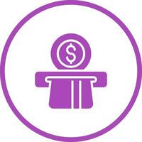 Automated Teller Machine Vector Icon