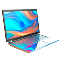 Labtop, computer, 3D illustration, AI generative. png