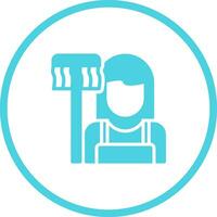 Housekeeper Vector Icon