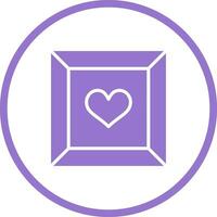 Romantic Jewelry Box Vector Icon