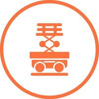 Scissor Lift Vector Icon