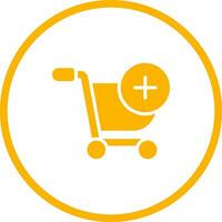 Shoping Cart Add Vector Icon